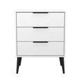 Hong Kong (Black Legs) 3 Drawer Midi Chest with Legs