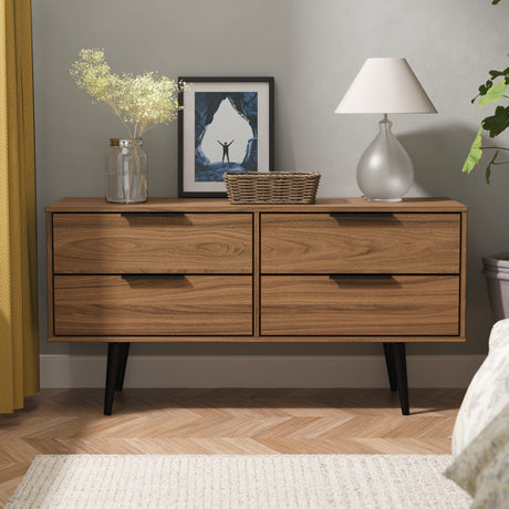 Hong Kong (Black Legs) 4 Drawer Bed Box