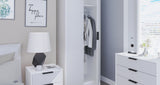 Hong Kong (Black Legs) Tall Plain Wardrobe