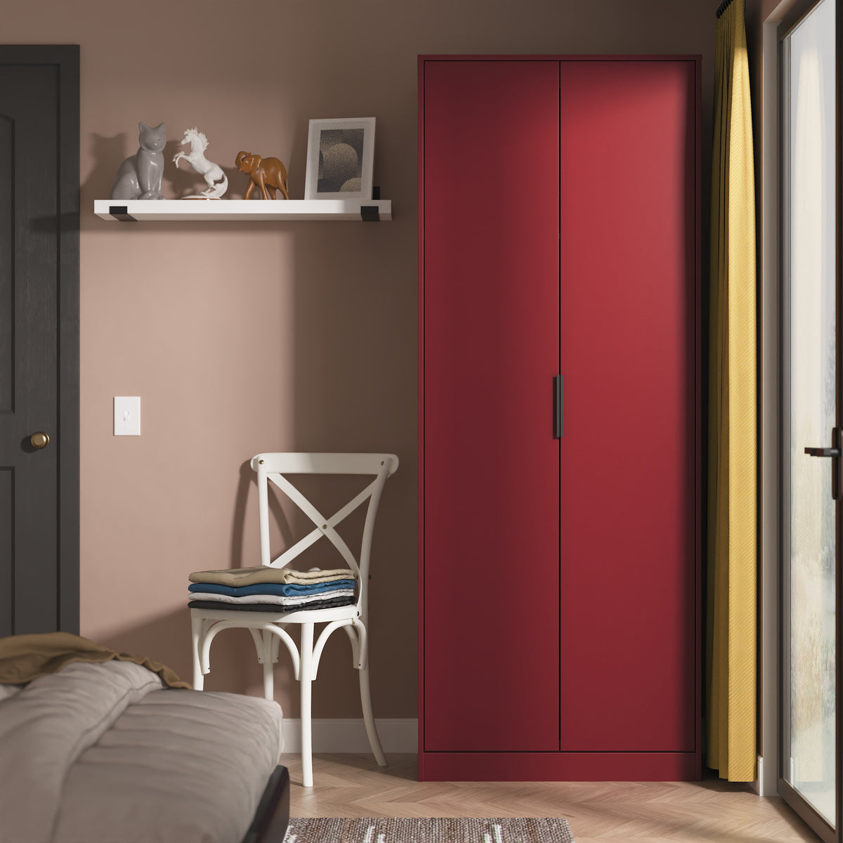 Hong Kong Tall Plain Wardrobe