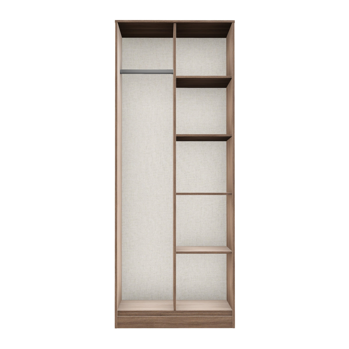 Hong Kong (Black Legs) Tall Open Wardrobe
