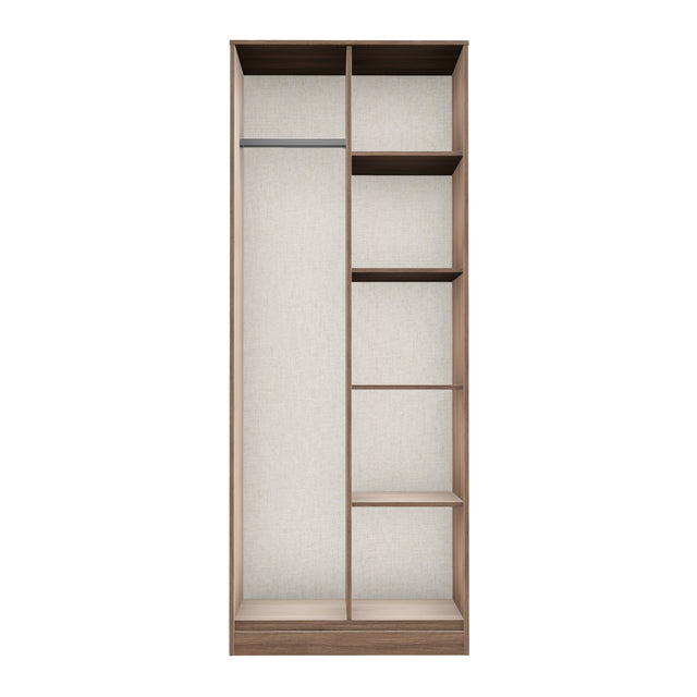 Hong Kong (Black Legs) Tall Open Wardrobe