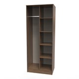 Hong Kong (Black Legs) Tall Open Wardrobe