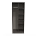 Hong Kong (Black Legs) Tall Open Wardrobe