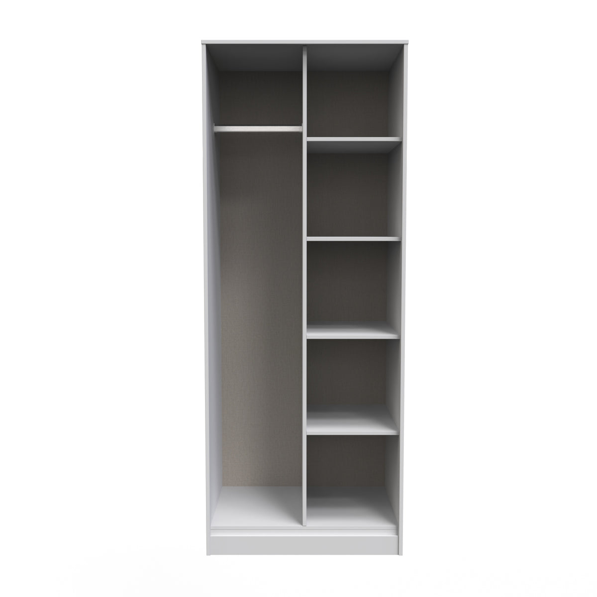 Hong Kong (Black Legs) Tall Open Wardrobe