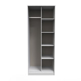 Hong Kong (Black Legs) Tall Open Wardrobe