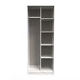 Hong Kong (Black Legs) Tall Open Wardrobe