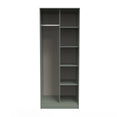 Hong Kong (Black Legs) Tall Open Wardrobe