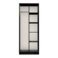 Hong Kong (Black Legs) Tall Open Wardrobe