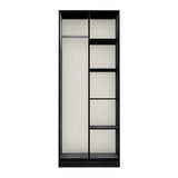 Hong Kong (Black Legs) Tall Open Wardrobe