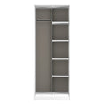 Hong Kong (Black Legs) Tall Open Wardrobe