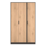 Hong Kong Tall Triple Plain Wardrobe
