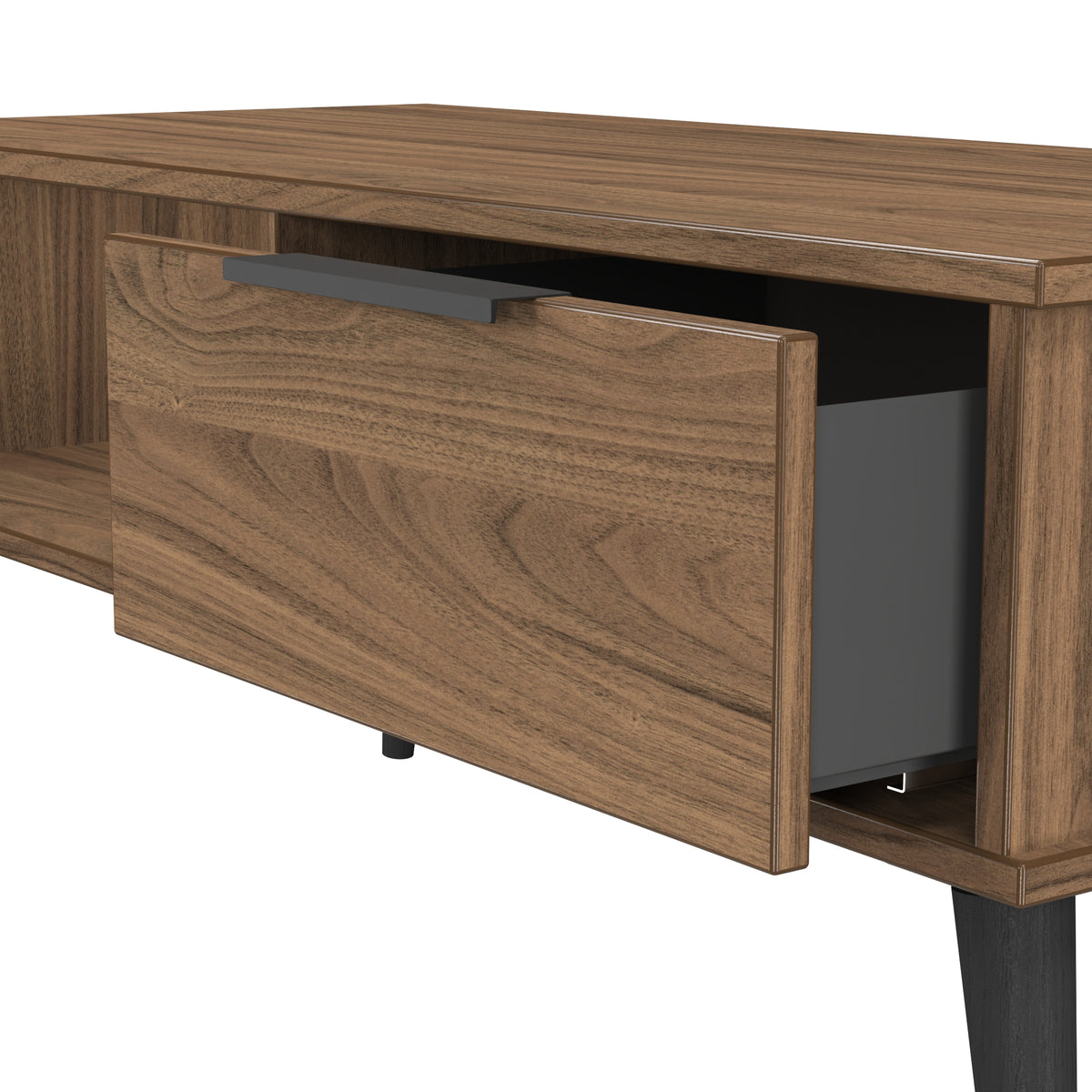 Hong Kong (Black Legs) 1 Drawer Coffee Table