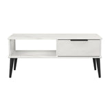 Hong Kong (Black Legs) 1 Drawer Coffee Table