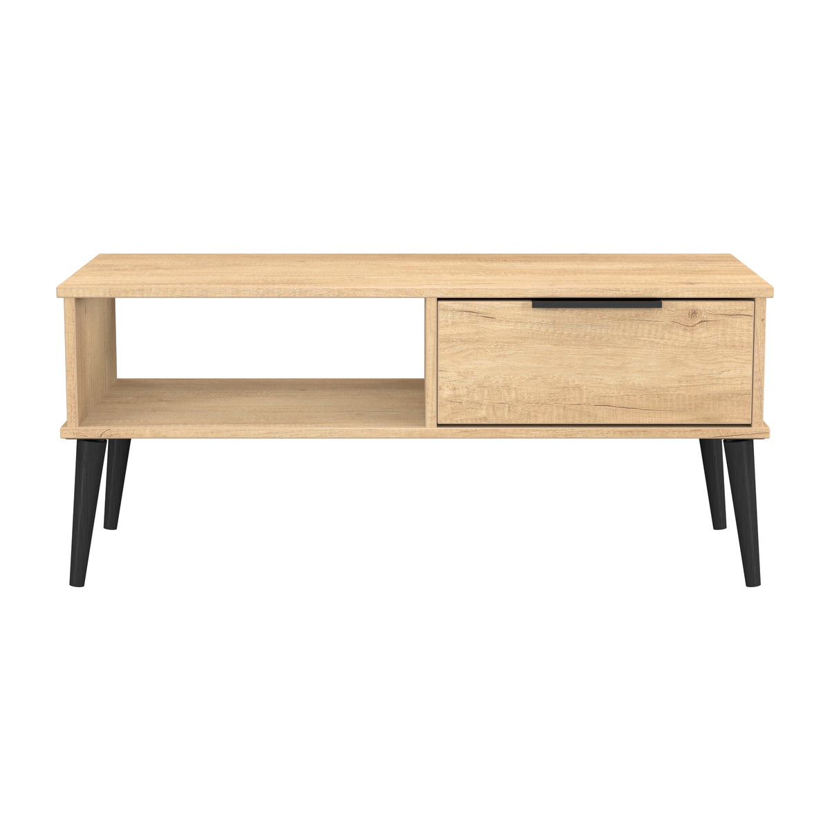 Hong Kong (Black Legs) 1 Drawer Coffee Table