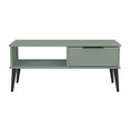 Hong Kong (Black Legs) 1 Drawer Coffee Table