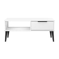 Hong Kong (Black Legs) 1 Drawer Coffee Table