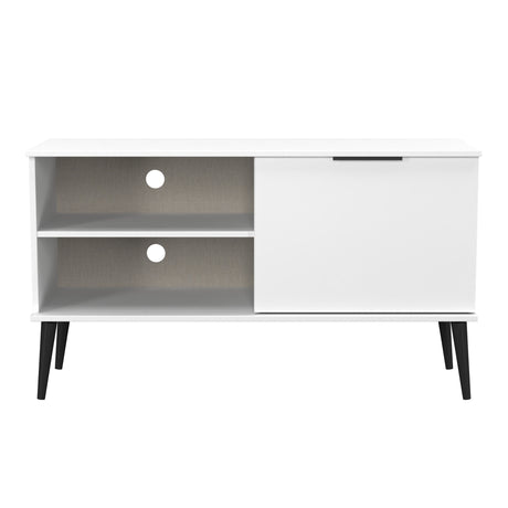 Hong Kong (Black Legs) 1 Door 2 Shelf TV Unit