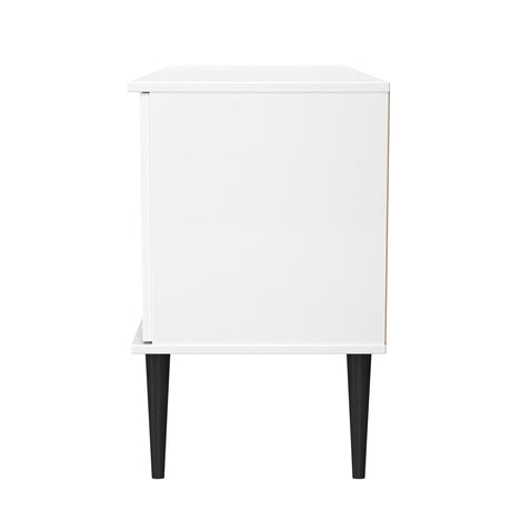 Hong Kong (Black Legs) 1 Door 2 Shelf TV Unit