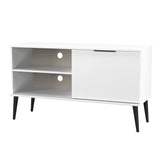 Hong Kong (Black Legs) 1 Door 2 Shelf TV Unit