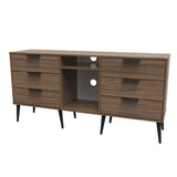 Hong Kong 6 Drawer TV Unit with legs