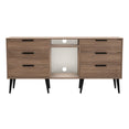 Hong Kong 6 Drawer TV Unit with legs
