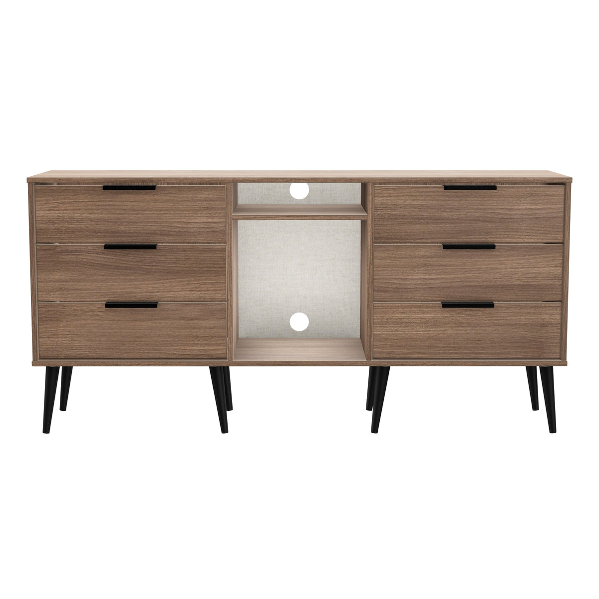 Hong Kong 6 Drawer TV Unit with legs