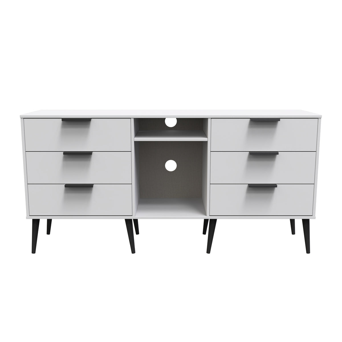 Hong Kong 6 Drawer TV Unit with legs