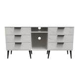 Hong Kong 6 Drawer TV Unit with legs