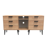 Hong Kong 6 Drawer TV Unit with legs