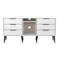 Hong Kong 6 Drawer TV Unit with legs