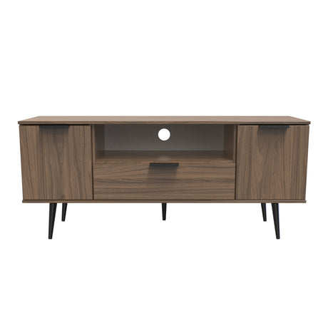 Hong Kong (Black Legs) 2 Door 1 Drawer Wide TV Unit