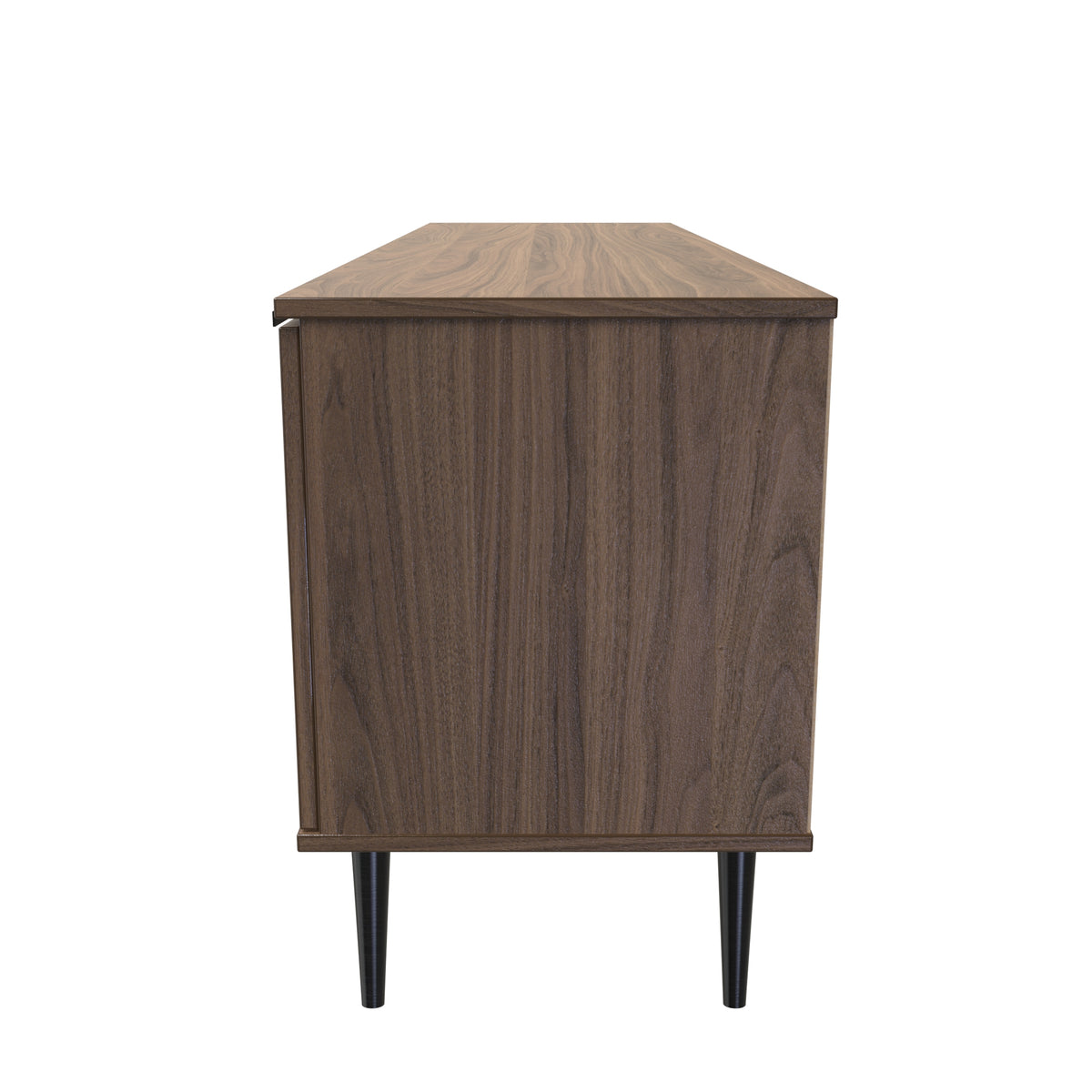 Hong Kong (Black Legs) 2 Door 1 Drawer Wide TV Unit
