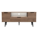 Hong Kong (Black Legs) 2 Door 1 Drawer Wide TV Unit