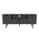 Hong Kong (Black Legs) 2 Door 1 Drawer Wide TV Unit