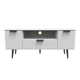 Hong Kong (Black Legs) 2 Door 1 Drawer Wide TV Unit