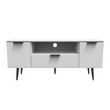 Hong Kong (Black Legs) 2 Door 1 Drawer Wide TV Unit