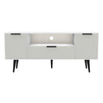 Hong Kong (Black Legs) 2 Door 1 Drawer Wide TV Unit