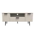 Hong Kong (Black Legs) 2 Door 1 Drawer Wide TV Unit