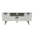 Hong Kong (Black Legs) 2 Door 1 Drawer Wide TV Unit
