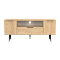 Hong Kong (Black Legs) 2 Door 1 Drawer Wide TV Unit