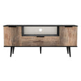 Hong Kong (Black Legs) 2 Door 1 Drawer Wide TV Unit