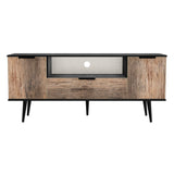 Hong Kong (Black Legs) 2 Door 1 Drawer Wide TV Unit