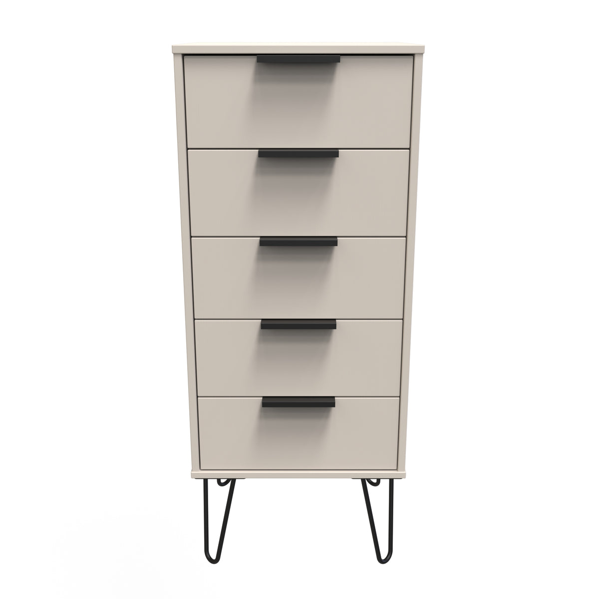 Hong Kong 5 Drawer Bedside Cabinet