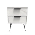 Hong Kong 2 Drawer Bedside Cabinet