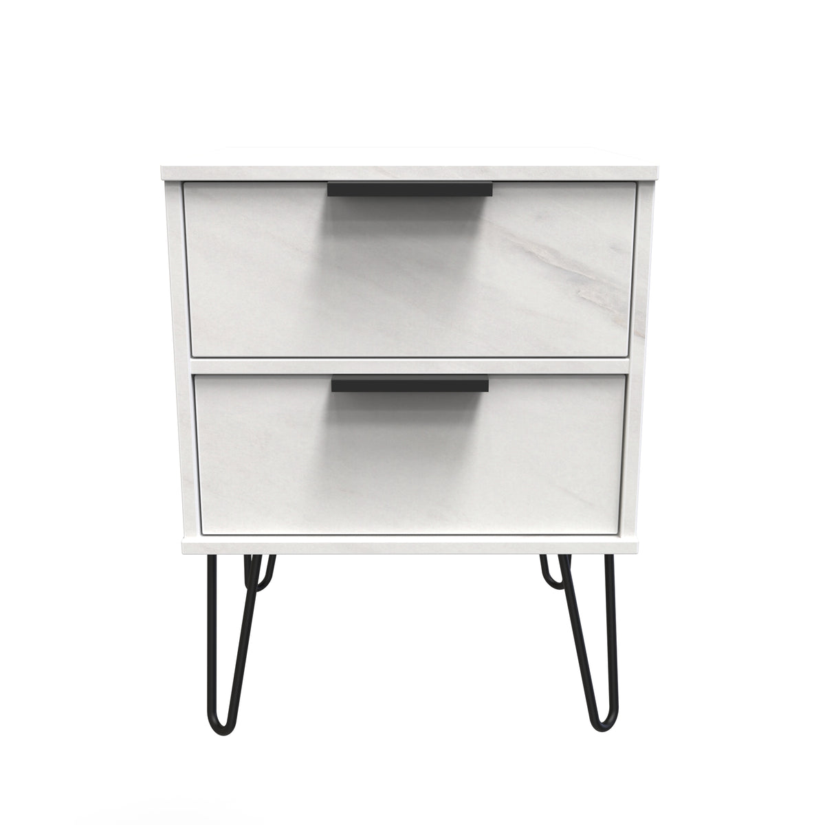 Hong Kong 2 Drawer Bedside Cabinet