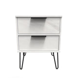 Hong Kong 2 Drawer Bedside Cabinet