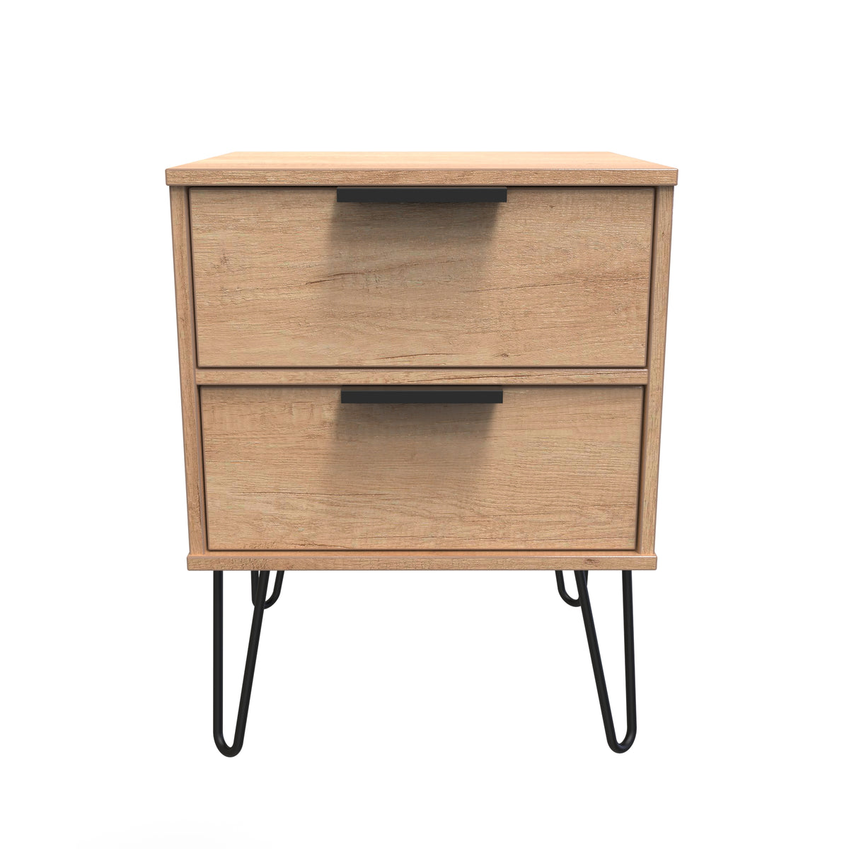 Hong Kong 2 Drawer Bedside Cabinet