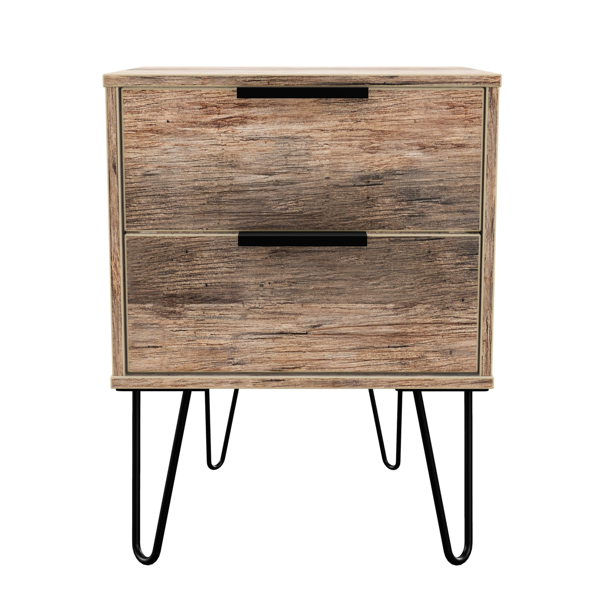 Hong Kong 2 Drawer Bedside Cabinet