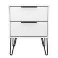 Hong Kong 2 Drawer Bedside Cabinet